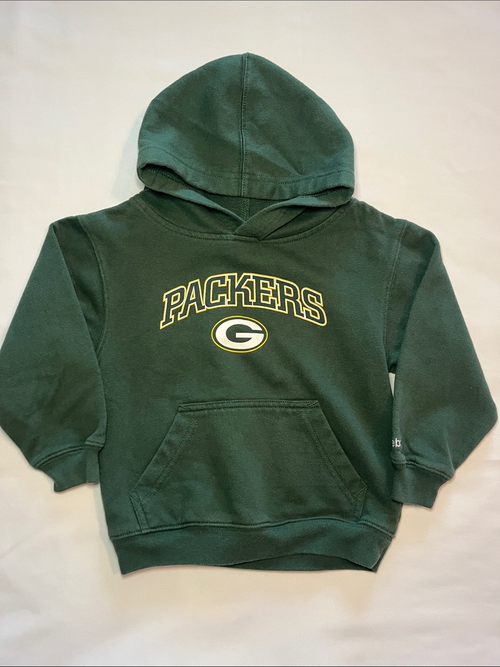 Kids Green Bay Packers Hooded Sweatshirt with Team Logo